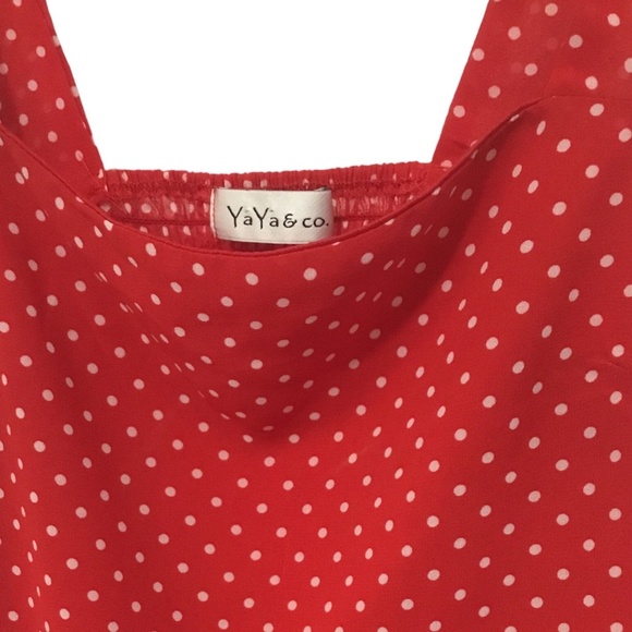 Ya Ya & co. crop top, small, red with white polka dots - Picture 3 of 9